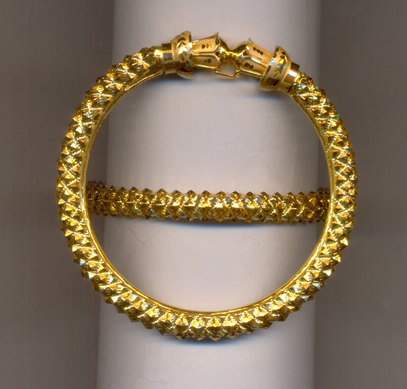 GOLD BANGLE PLAIN FANCY