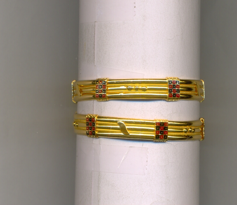 GOLD BANGLE PLAIN FANCY