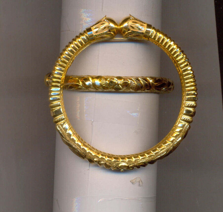 GOLD BANGLE PLAIN FANCY