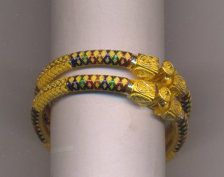 GOLD BANGLE PLAIN FANCY