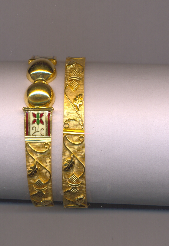 GOLD BANGLE PLAIN FANCY