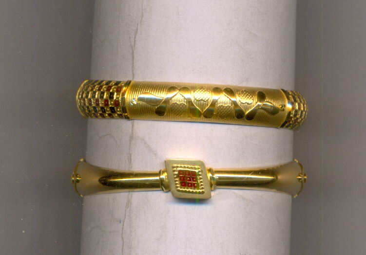 GOLD BANGLE PLAIN FANCY