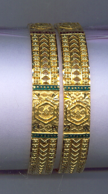 GOLD BANGLE PLAIN FANCY