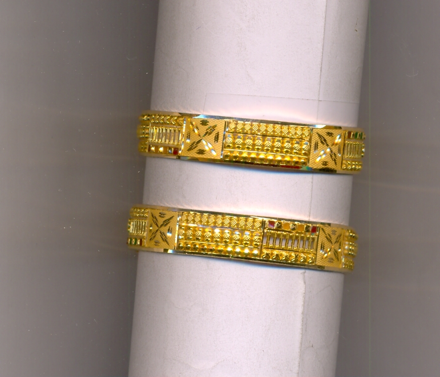 GOLD BANGLE PLAIN FANCY