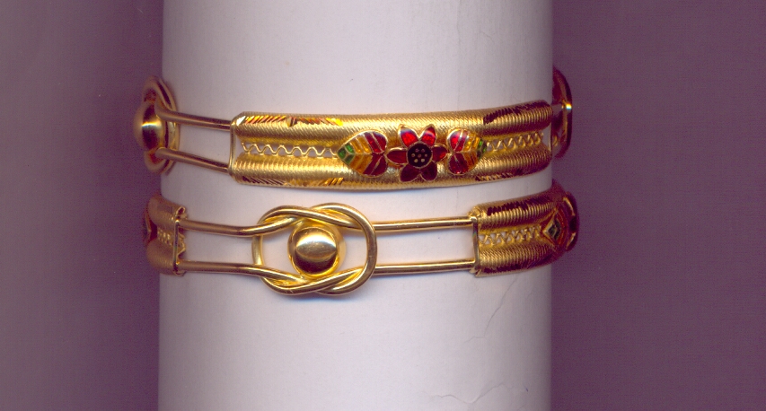 GOLD BANGLE PLAIN FANCY