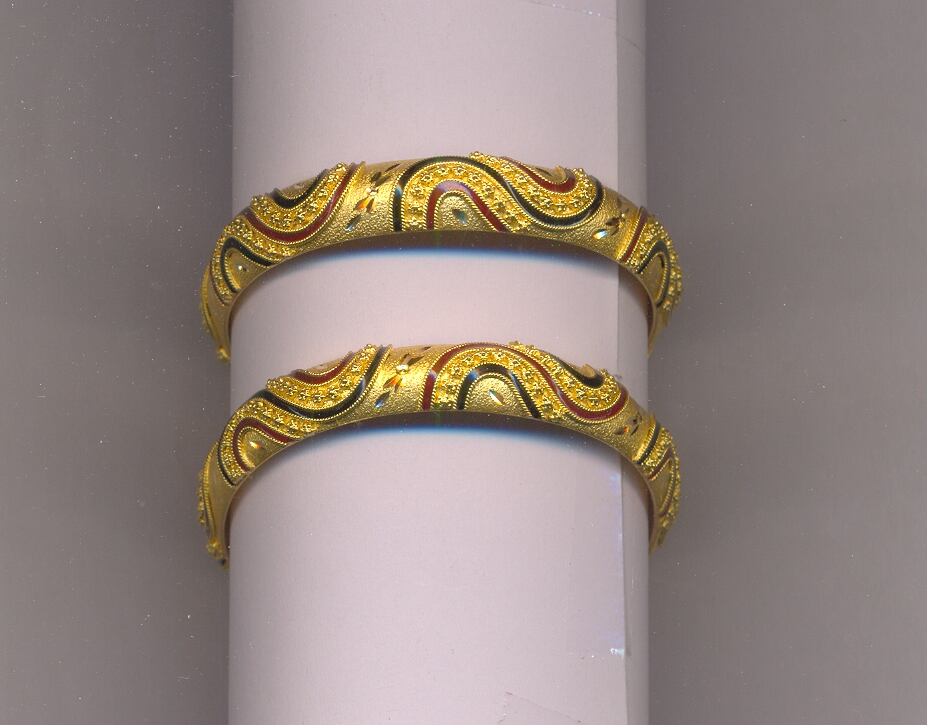 GOLD BANGLE PLAIN FANCY