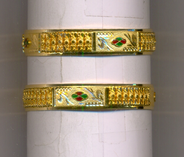 GOLD BANGLE PLAIN FANCY