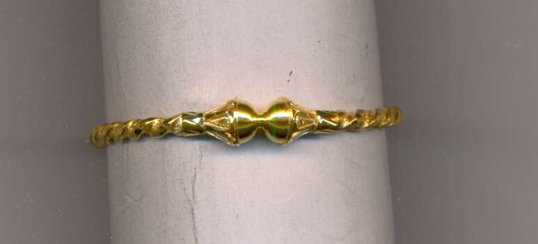 GOLD BANGLE PLAIN FANCY