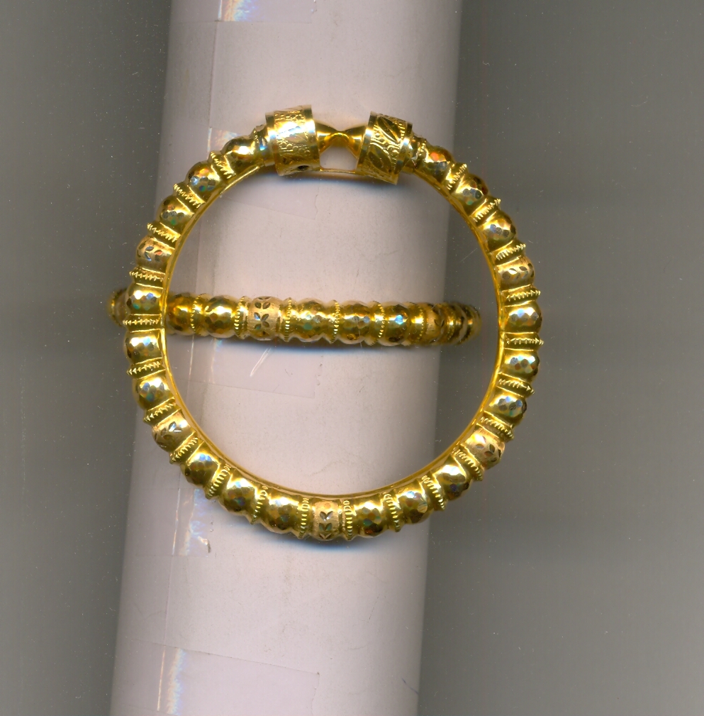 GOLD BANGLE PLAIN FANCY