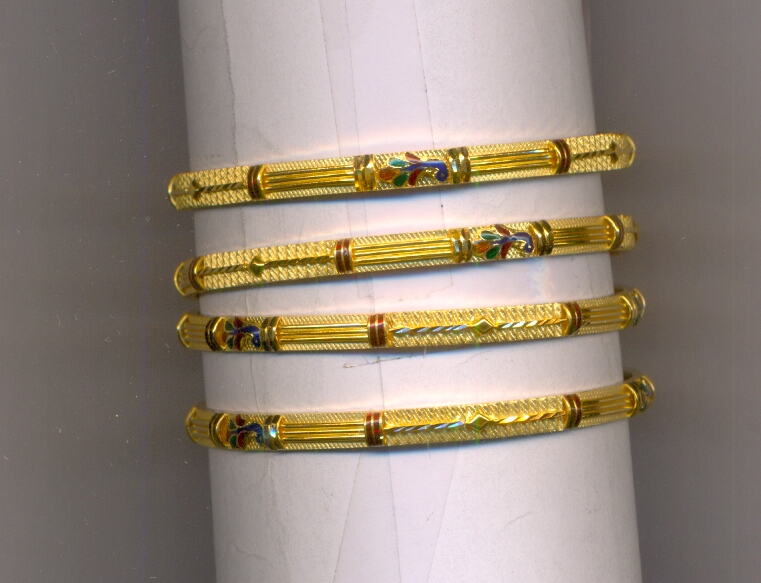 GOLD BANGLE PLAIN FANCY