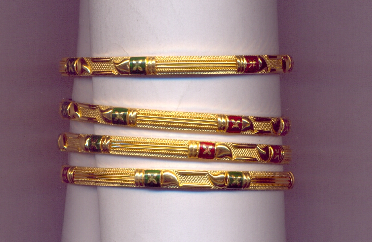 GOLD BANGLE PLAIN FANCY