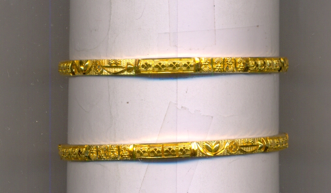 GOLD BANGLE PLAIN FANCY
