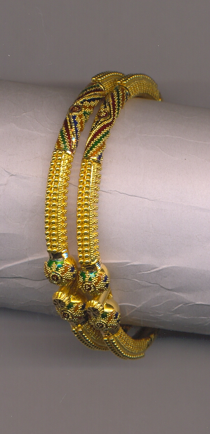 GOLD BANGLE PLAIN FANCY