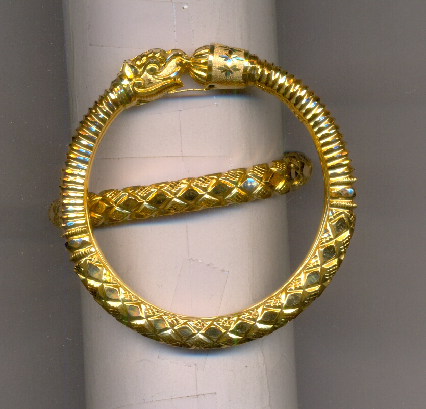 GOLD BANGLE PLAIN FANCY