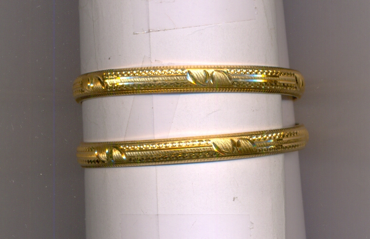 GOLD BANGLE PLAIN FANCY