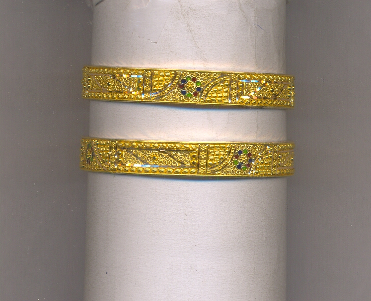 GOLD BANGLE PLAIN FANCY