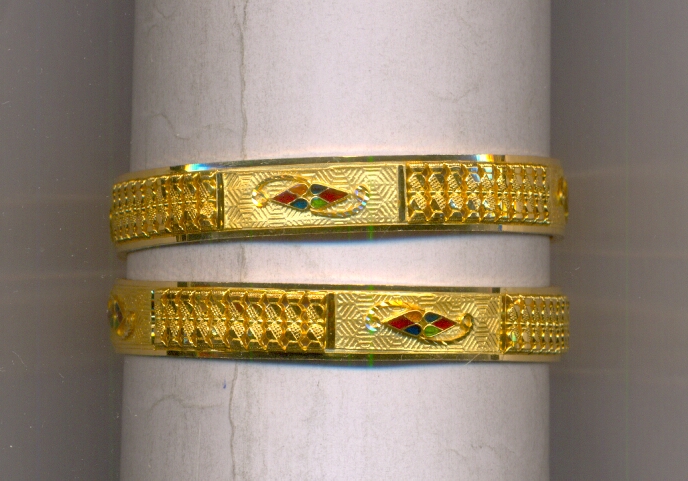 GOLD BANGLE PLAIN FANCY