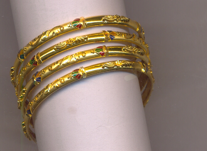 GOLD BANGLE PLAIN FANCY