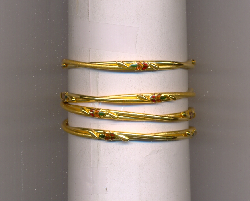 GOLD BANGLE PLAIN FANCY