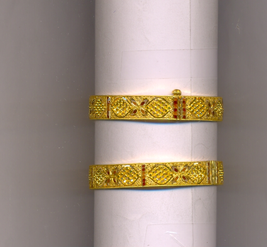 GOLD BANGLE PLAIN FANCY