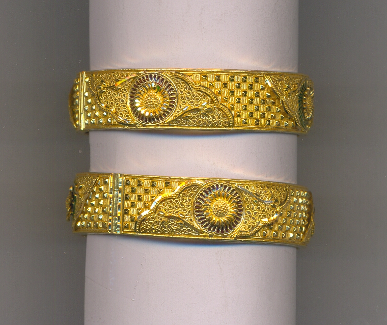 GOLD BANGLE PLAIN FANCY