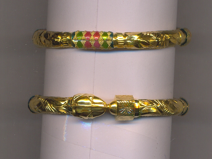 GOLD BANGLE PLAIN FANCY
