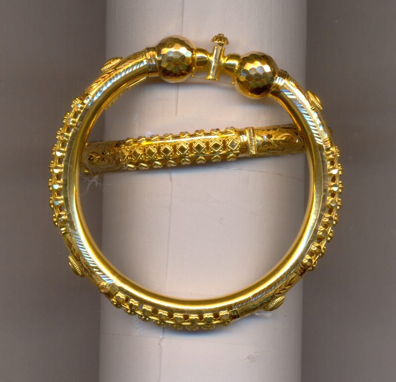 GOLD BANGLE PLAIN FANCY