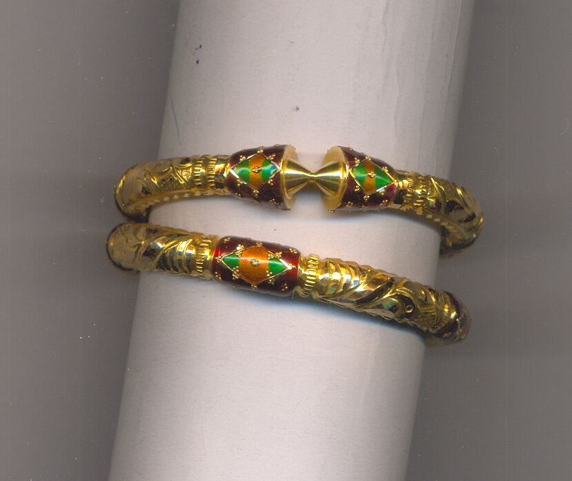 GOLD BANGLE PLAIN FANCY