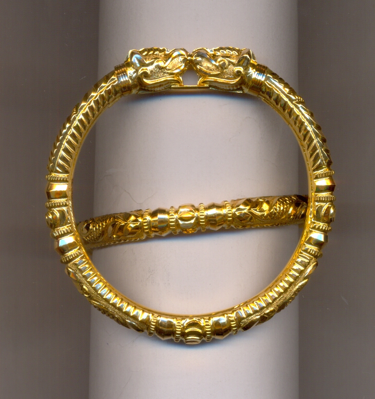 GOLD BANGLE PLAIN FANCY