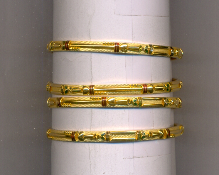 GOLD BANGLE PLAIN FANCY