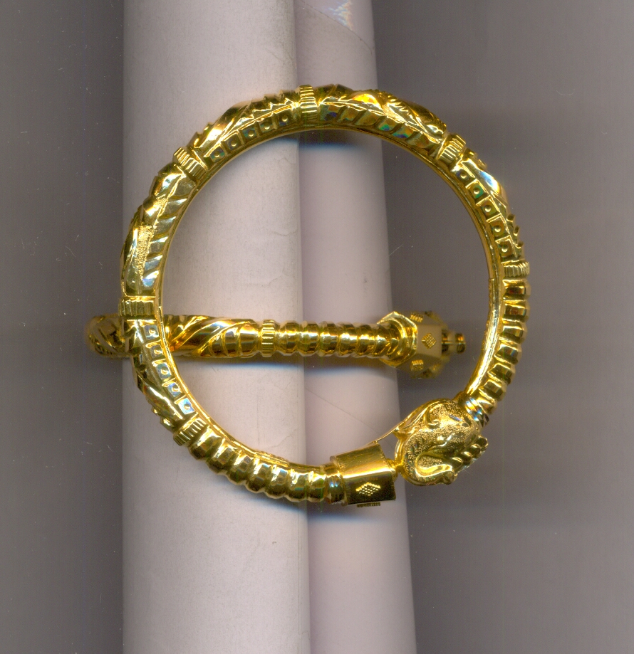 GOLD BANGLE PLAIN FANCY