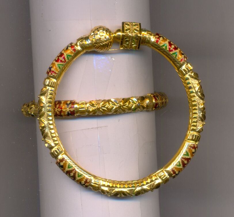 GOLD BANGLE PLAIN FANCY