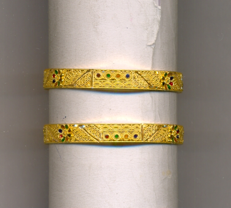 GOLD BANGLE PLAIN FANCY