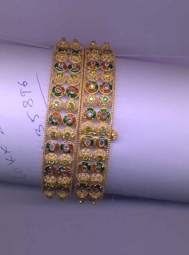 GOLD BANGLE PLAIN FANCY