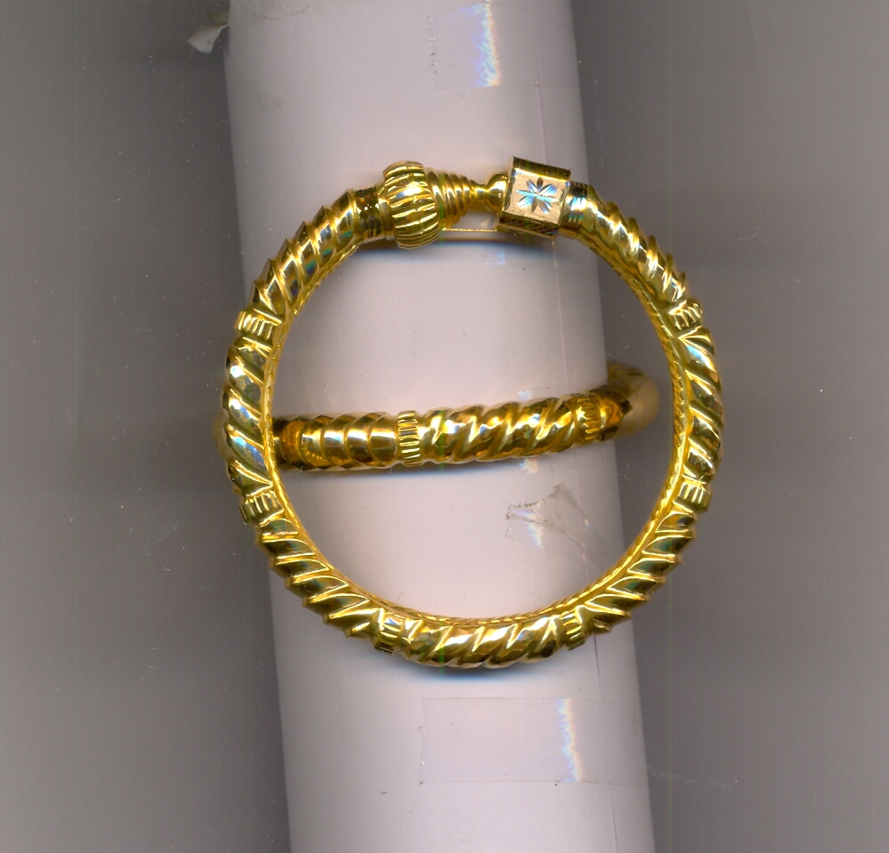 GOLD BANGLE PLAIN FANCY