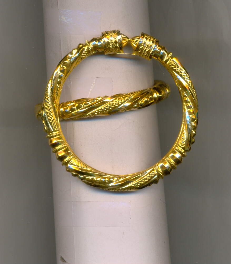 GOLD BANGLE PLAIN FANCY