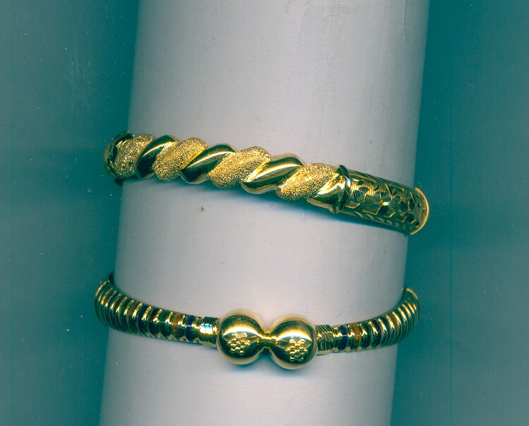 GOLD BANGLE PLAIN FANCY