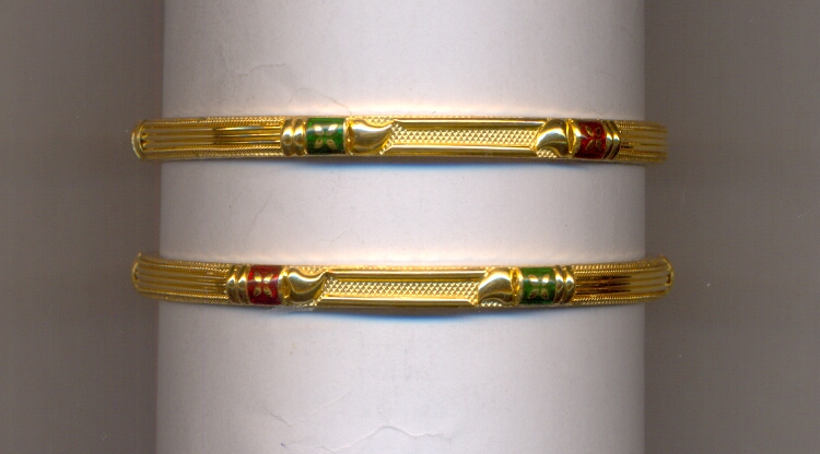 GOLD BANGLE PLAIN FANCY