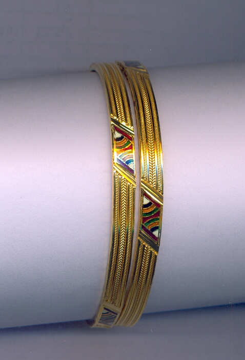 GOLD BANGLE PLAIN FANCY