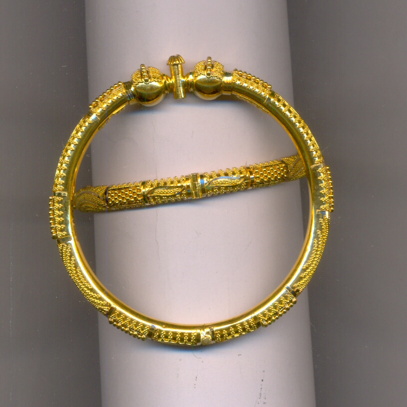 GOLD BANGLE PLAIN FANCY