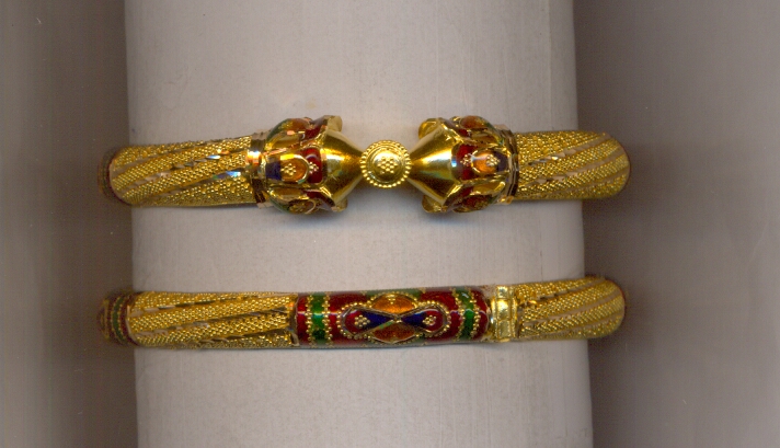 GOLD BANGLE PLAIN FANCY