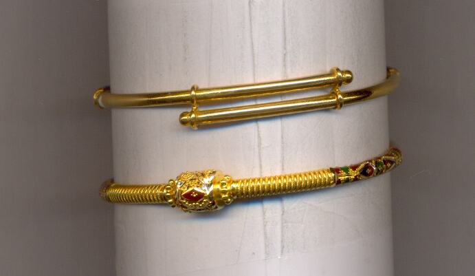 GOLD BANGLE PLAIN FANCY