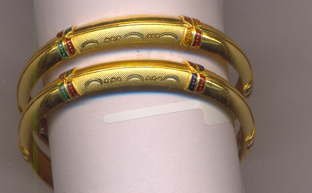 GOLD BANGLE PLAIN FANCY