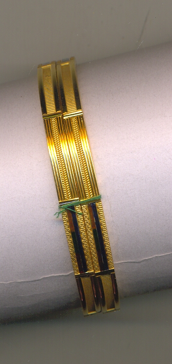 GOLD BANGLE PLAIN FANCY