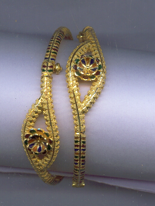 GOLD BANGLE PLAIN FANCY