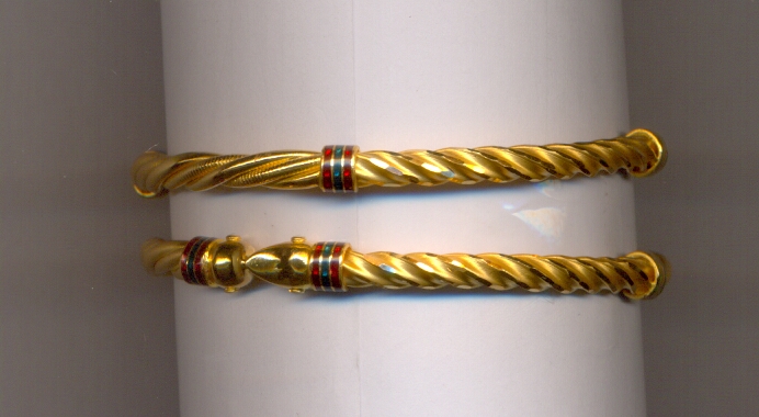 GOLD BANGLE PLAIN FANCY
