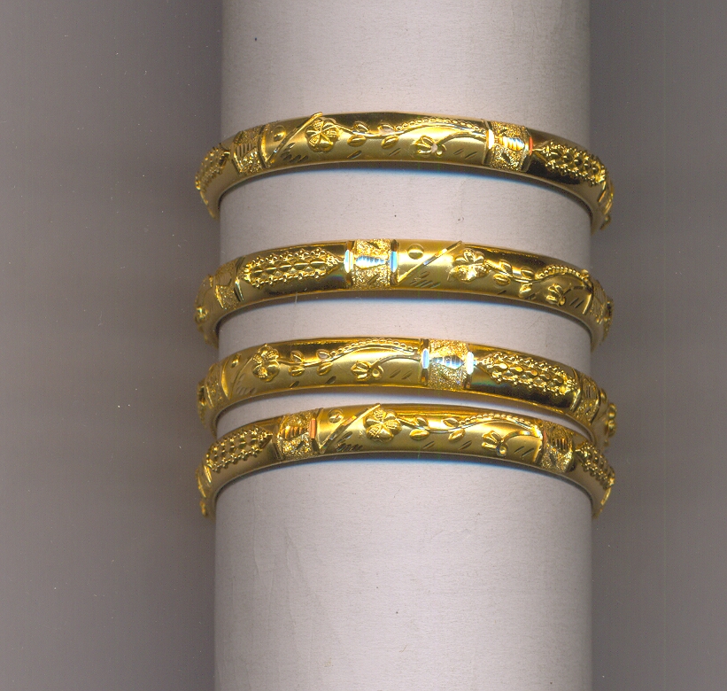 GOLD BANGLE PLAIN FANCY