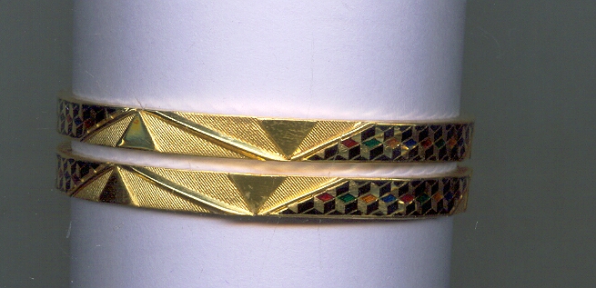 GOLD BANGLE PLAIN FANCY