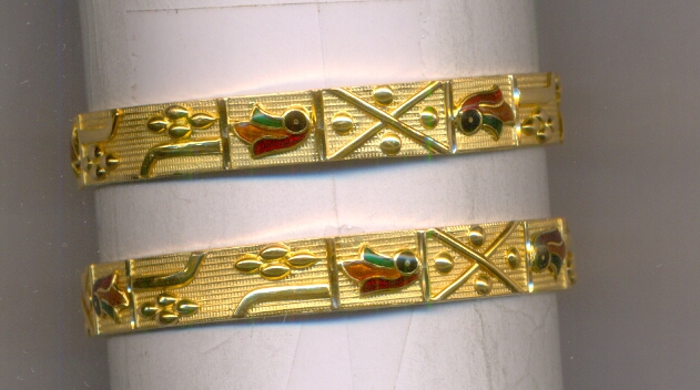 GOLD BANGLE PLAIN FANCY