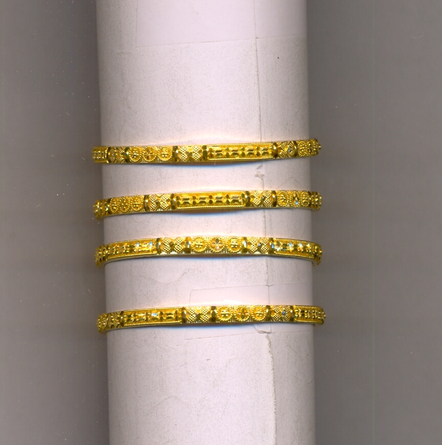GOLD BANGLE PLAIN FANCY
